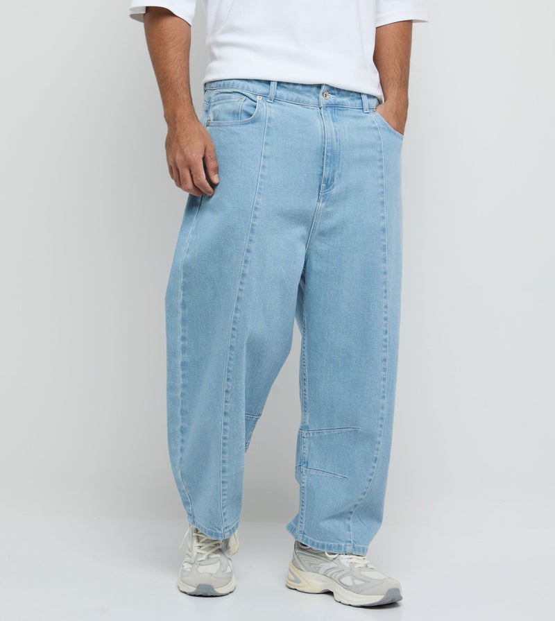 إف5 جينز رجالي  دينم أزرق فاتح - Image 2