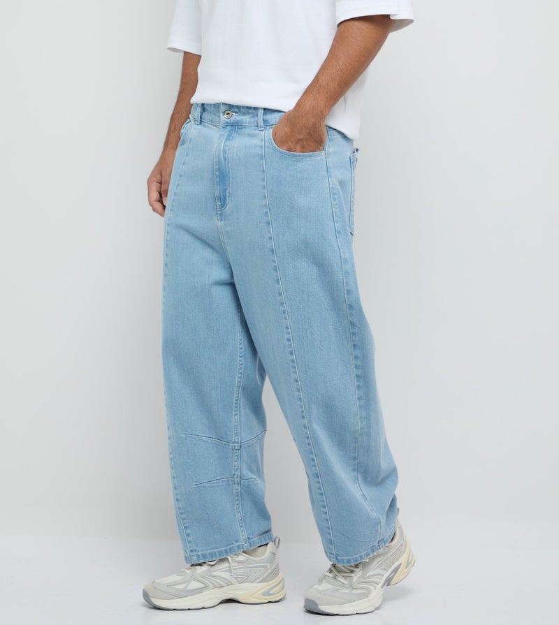 إف5 جينز رجالي  دينم أزرق فاتح - Image 3