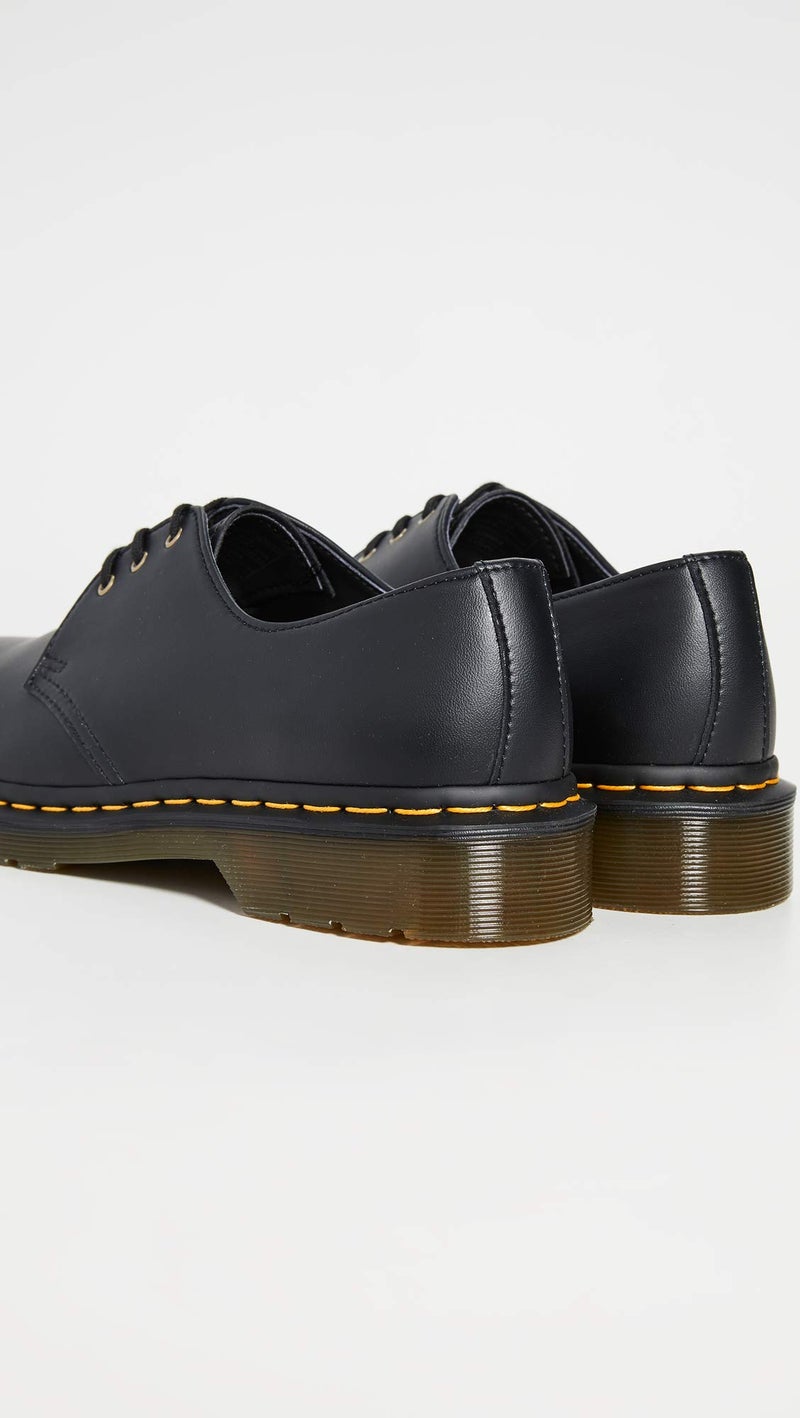 Dr Martens حذاء أكسفورد د. مارتنز للجنسين النباتي 1461، أسود فيليكس روب أوف، 14 نساء/13 رجال - Image 5