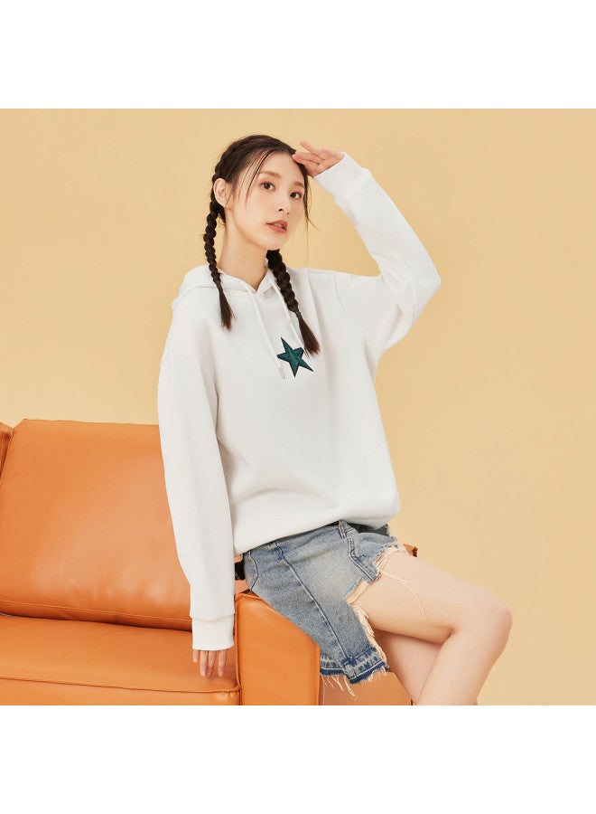 ERKE China Hong Series】unisex Hooded Sweatshirt, Autumn Warmth And Cold-resistant Thick Long-sleeve Hoodie - Image 1