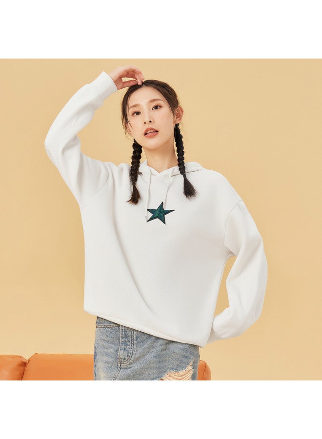 ERKE China Hong Series】unisex Hooded Sweatshirt, Autumn Warmth And Cold-resistant Thick Long-sleeve Hoodie - Image 3