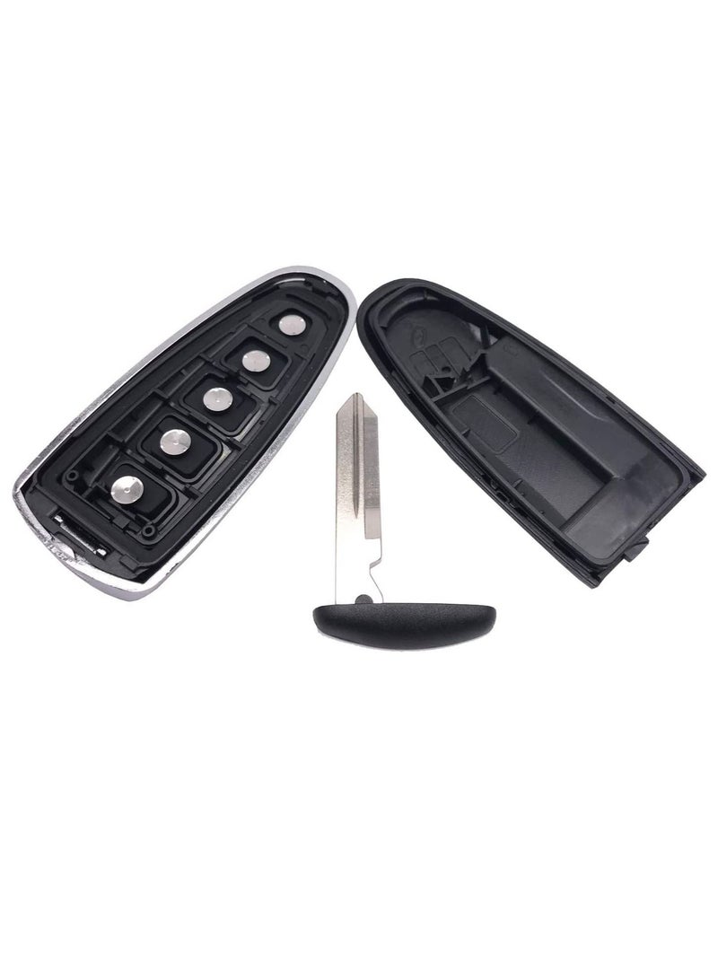 Rubik 5 Buttons Uncut key Cover for Ford Edge Escape Explorer Focus Flex Taurus Fusion Lincoln MKS MKT MKX CMX Navigator, Replacement Car Remote Control Key Fob Shell Case  - Image 3