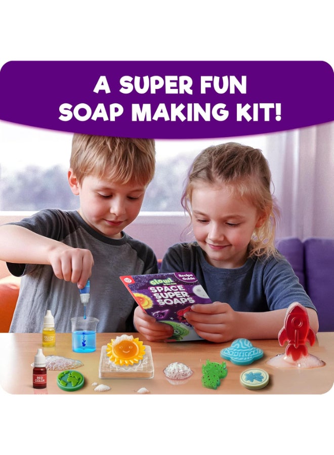 Doctor Jupiter Space Super Soaps - Soap Making Kit for Kids Ages 4+ | Science Kit for Kids 4-5-6–7-8-12 Year Olds | Birthday Gift Ideas for Boys & Girls, Space Toys, Summer Activities - Image 2