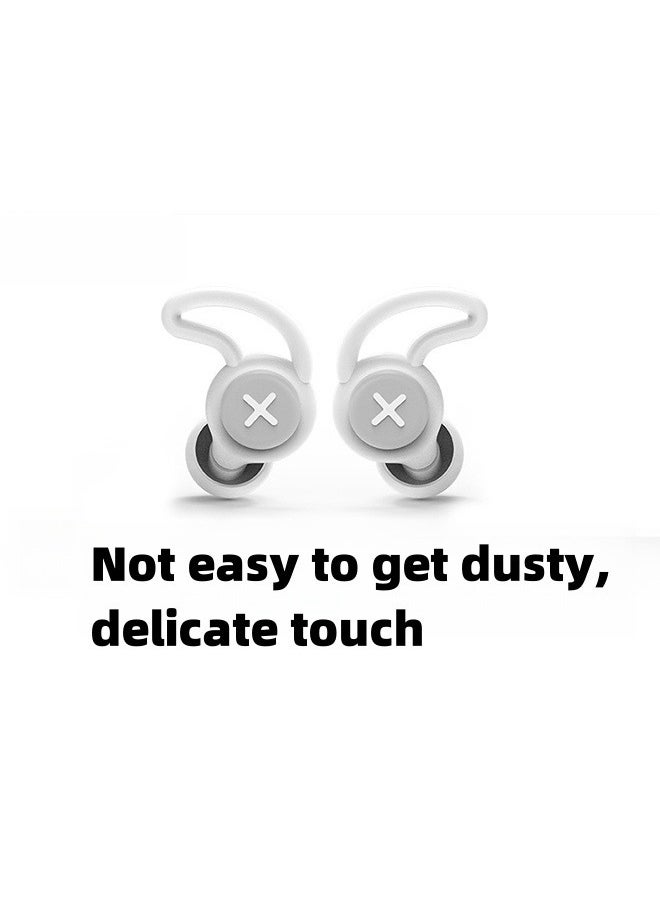 Earplugs for 40dB Noise Canceling Earplugs, Earplugs for Sleep, Noise Sensitive and Flying Hearing Protection (White)