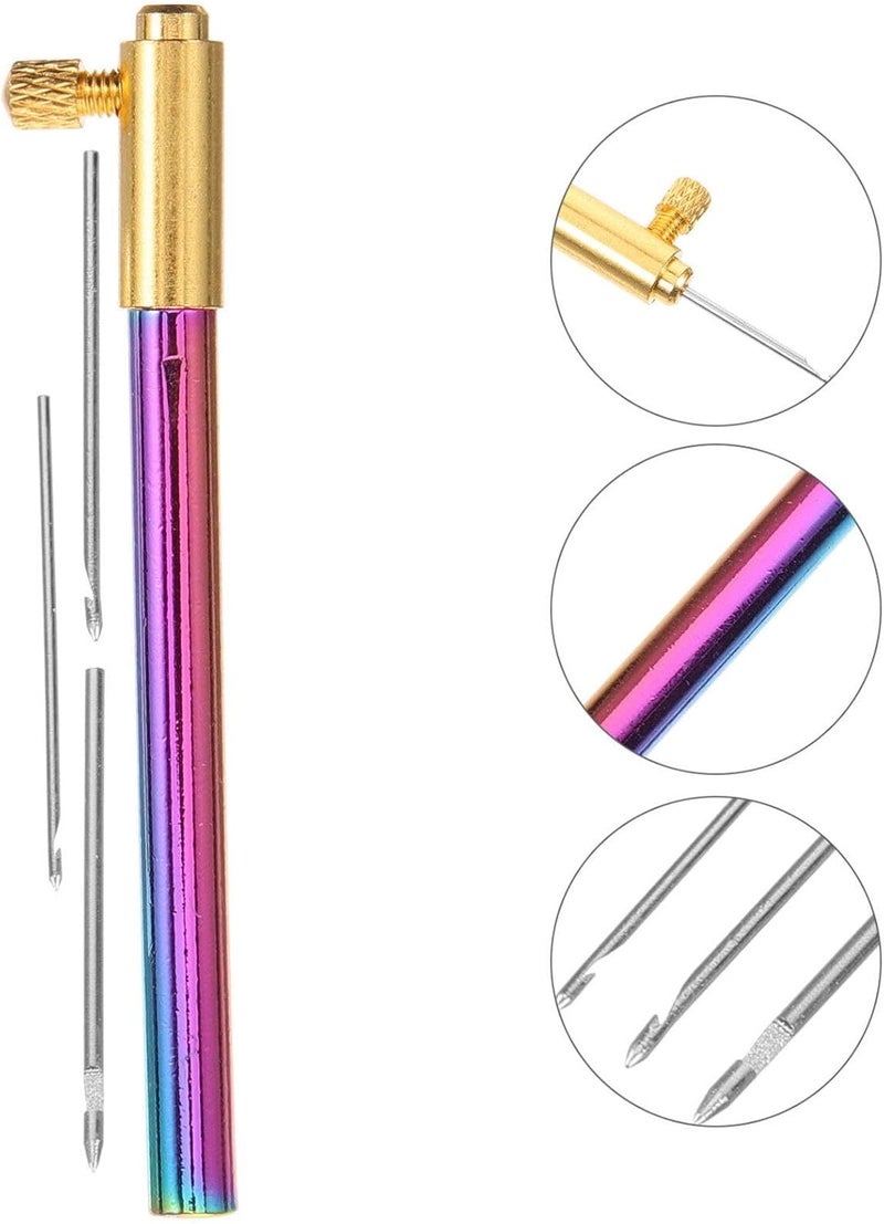 EXCEART 1set Ergonomic Knitting Crochet Hooks Lightweight Needles for Crochet Yarn Craft for Making Blankets Sweaters and Accessories for Beginners and Experienced Crocheters - Image 4