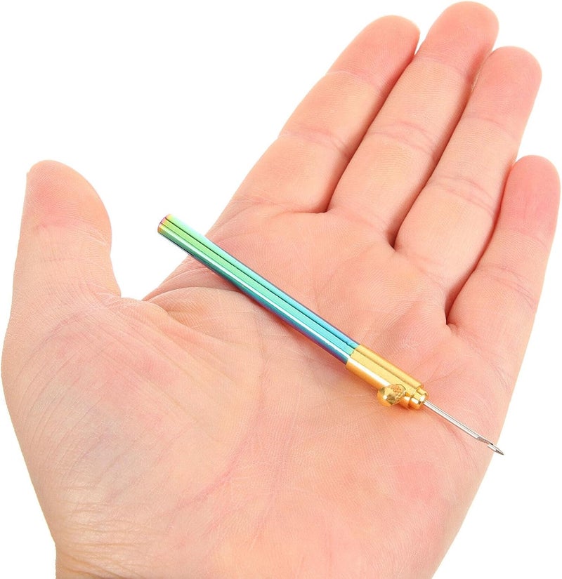 EXCEART 1set Ergonomic Knitting Crochet Hooks Lightweight Needles for Crochet Yarn Craft for Making Blankets Sweaters and Accessories for Beginners and Experienced Crocheters - Image 5