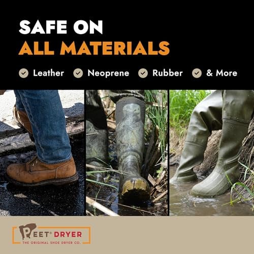PEET, Wader, Electric Shoe Dryer with 2 Sets of 12" Extensions, Effective Drying for Waders, Tall Boots & Outdoor Gear, Made in USA - Image 5