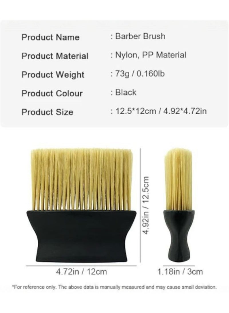 فرشاة تنظيف الشعر بعد الحلاقة شعيرات ناعمة ولمسة حانية مناسبة لصالونات التجميل والاستخدام الشخصي شعيرات طويلة - Image 3