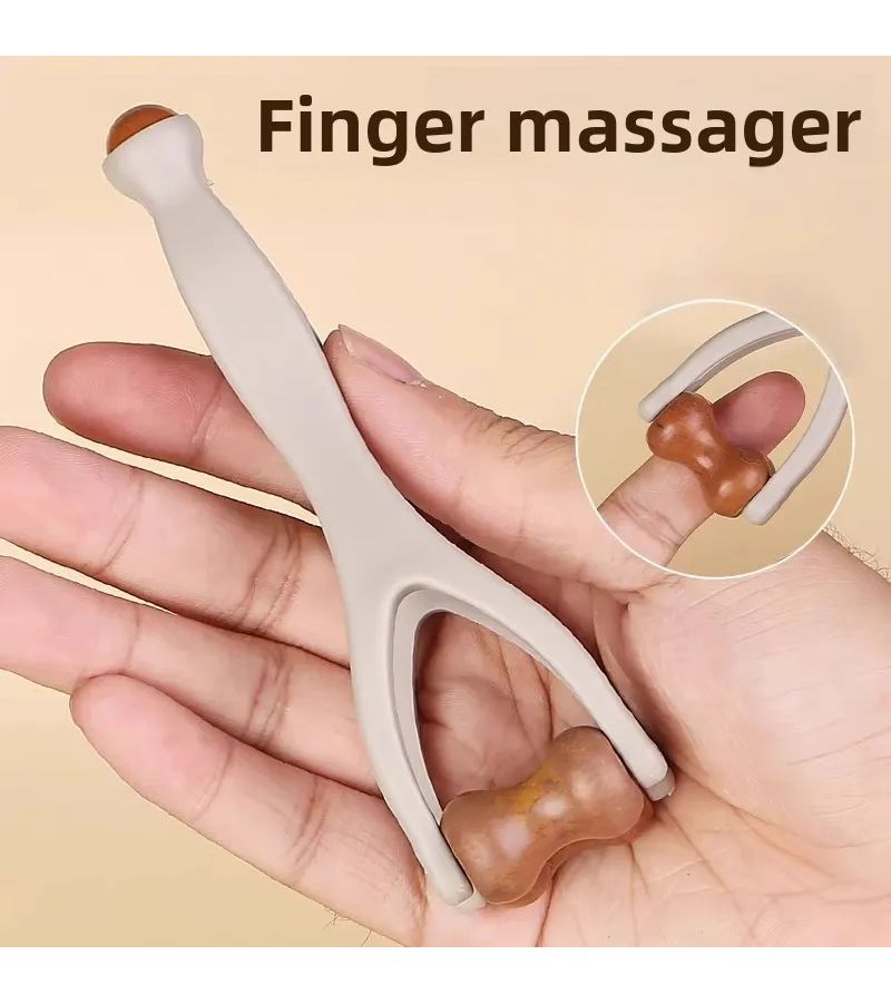 2 Pcs Head Massager Soul Extractor And Finger Massage Stick With Rollers Octopus Scalp Massager With 12 Claws Handheld Scalp Vibrating Massager For Deep Relaxing Comfortable Experience - Image 3