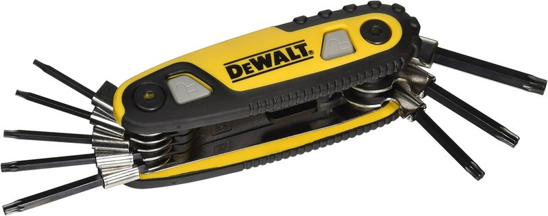 DEWALT DWHT70264 Durable & Ergonomic Design Folding Locking Torx Hex Key Set - Image 1