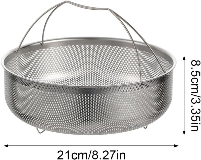Mesh Steamer Basket for Pot - Stainless Steel Steamer Insert, Kitchen Tool with Handle, Cooking with Multipurpose Use, Foldable and Expandable, Steamers Basket for Daily Meal Prep - Image 2