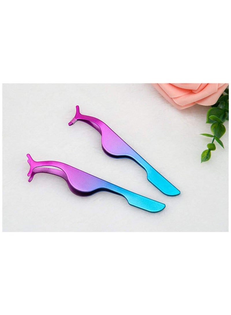 ORiTi False Eyelashes Applicator Tool Eyelash Extension Tweezers Remover Clip Tweezers Nipper  - Image 5