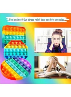 XiuWoo 23-Piece Simple Dimple Mini Bubble Sensory Ergonomic Stress Relief Fidget Toy Set  - Image 2