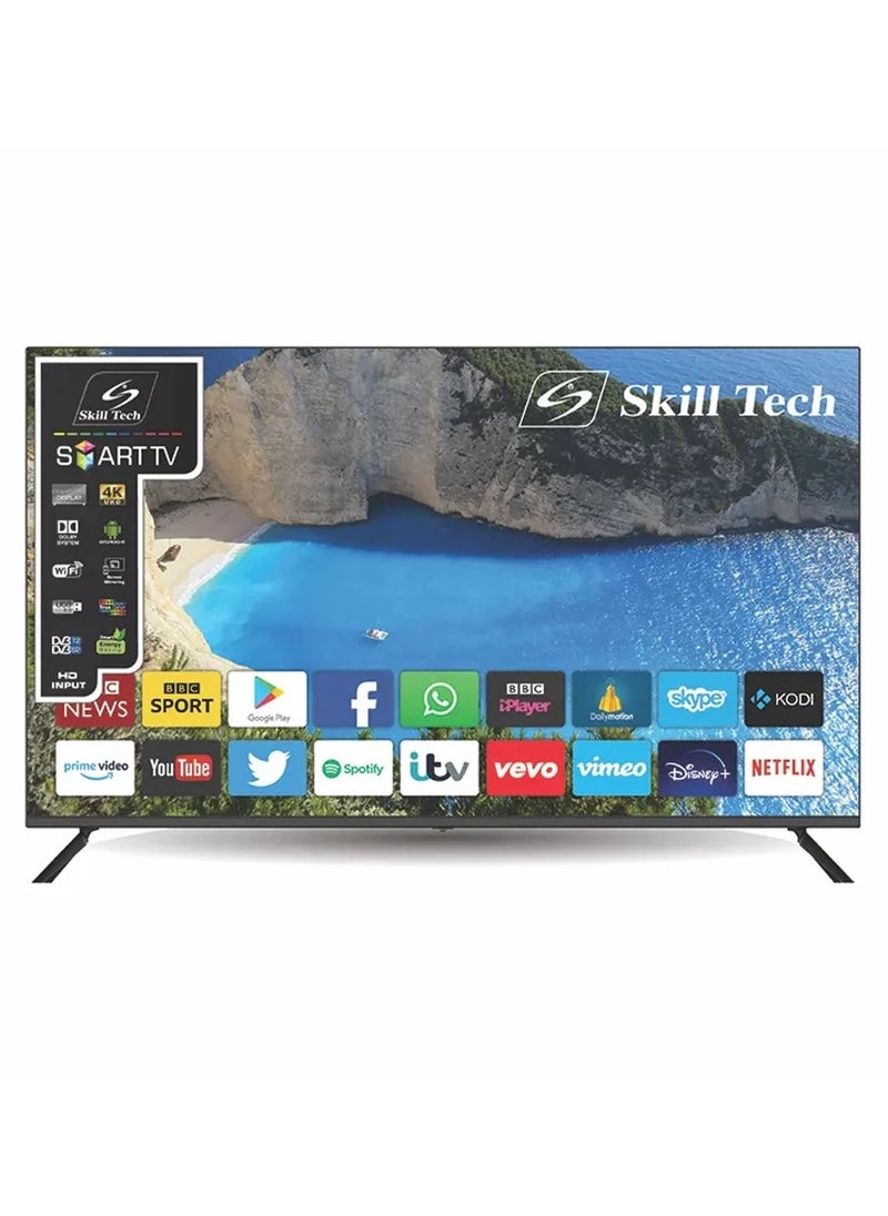 Skill Tech - Skill Tech SK5550S4KFL sophisticated 55-inch SMART FRAMELESS 4K UHD LED TV - Image 1
