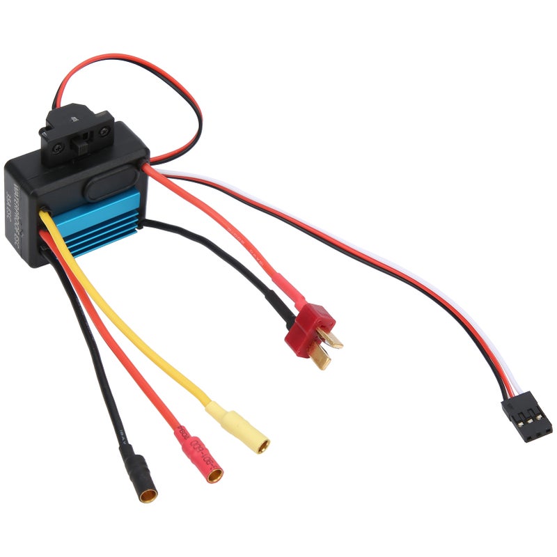35A Small Brushless Electronic Speed Controller ESC for 1/18 1/16 Remote Control CarBlue - Image 2