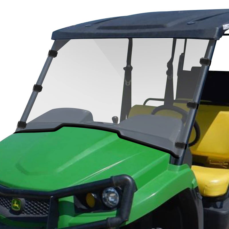 زجاج أمامي كامل StarknightMT UTV متوافق مع Gator XUV 550 560 560E 590E 590i 590M مع زجاج صلب شفاف مقاوم للخدش