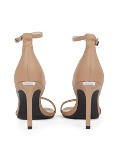 CALVIN KLEIN LEATHER HEELED SANDALS - 9 CM  - Image 3