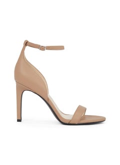 CALVIN KLEIN LEATHER HEELED SANDALS - 9 CM  - Image 1