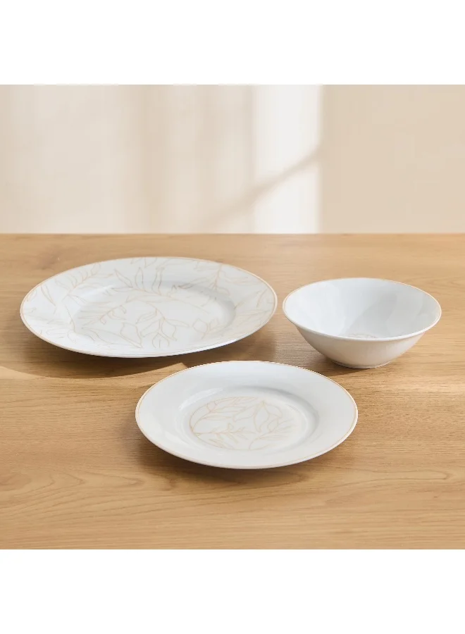 Home Box Premia 12-Piece Leaf Dinner Set