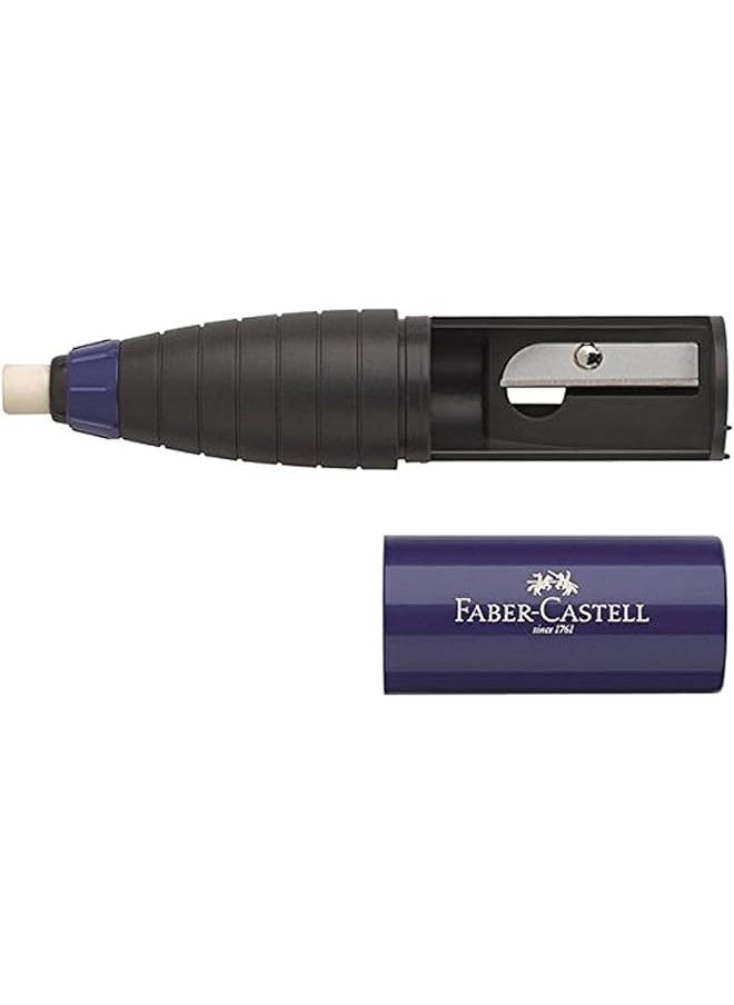 FABER-CASTELL - Pencil Shaped Sharpener Eraser Assorted - Image 1