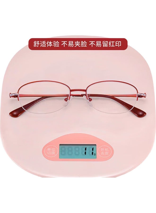 Lesca Lunetier Anti-blue Light Radiation Women's Reading Gl High-end Genuine High Definition Fashion Presbyopic Gl For Middle-aged And Elderly - Image 2