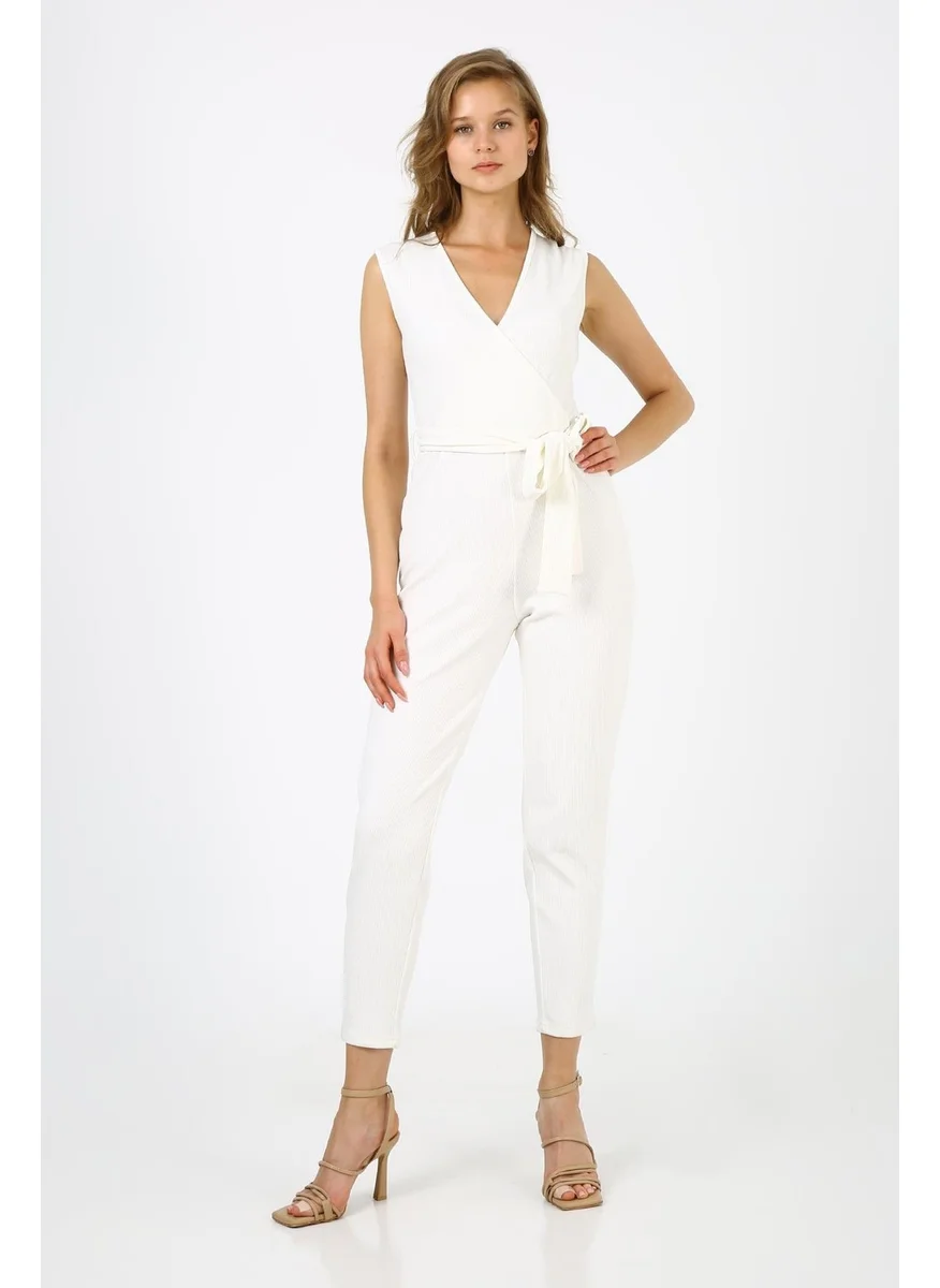 Alexander Gardi Alexandergardı Double Breasted Corduroy Jumpsuit (B21-43700)