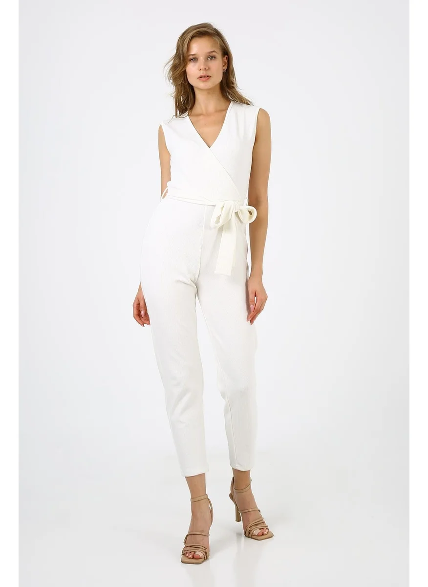 Alexander Gardi Alexandergardı Double Breasted Corduroy Jumpsuit (B21-43700)