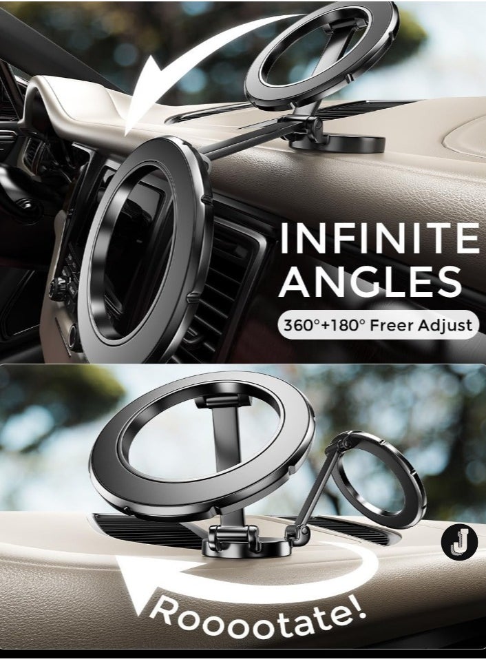 "MagSafe Car Mount with 360° Rotation – Compatible with iPhone 15/14/13/12 Pro Max"
