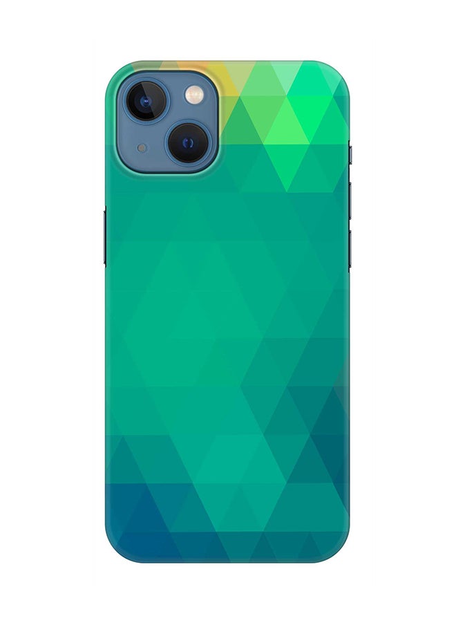 Stylizedd Case for Apple iPhone 14 Plus Case Slim Snap Classic Series Mobile Cover Hard PC Shield Matte Finish Print - Emerald Prism 