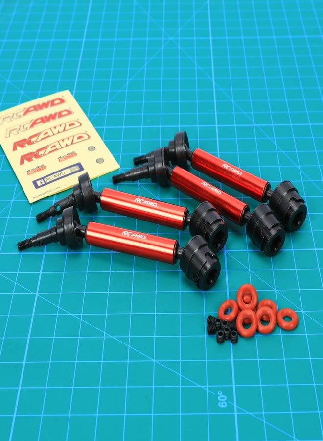 RCAWD Axle Shafts for ARRMA ARRMA 3S & Mega 550 1/10 Granite Senton Vorteks Big Rock V3 & Crew Cab Upgrades, Drive Shafts Parts for #AR310870#ARAC3974 Red - Image 5