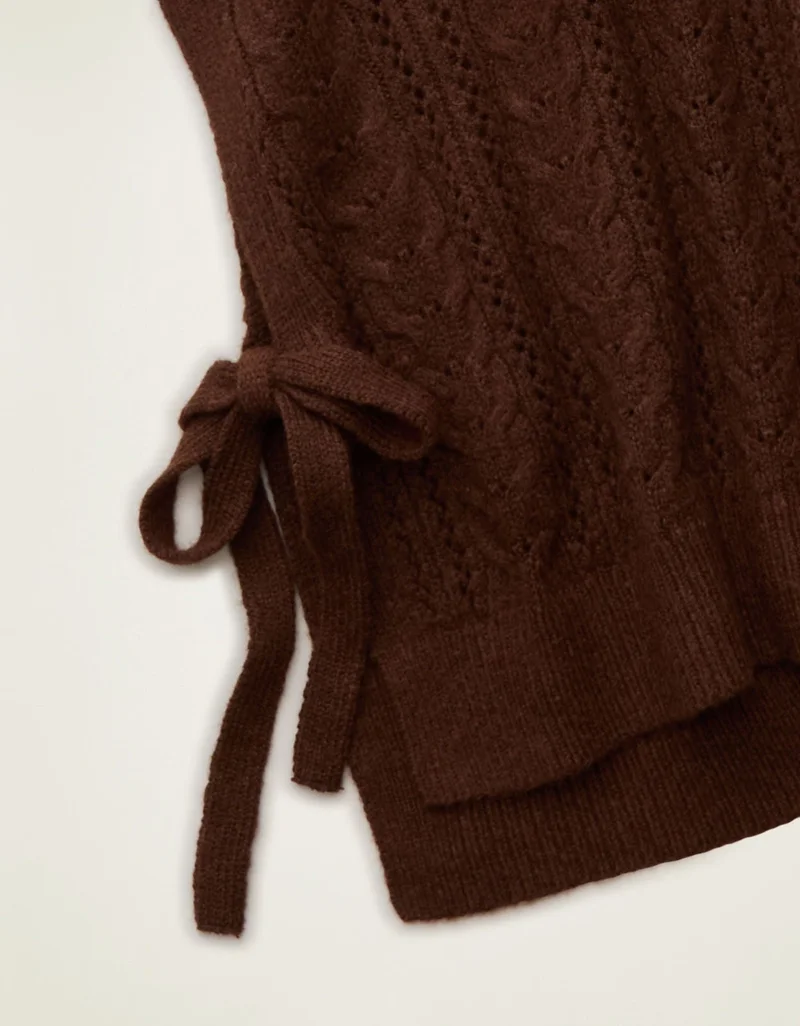 American Eagle  AE Whoa So Soft Cable Knit Vest for Women | Best Price UAE