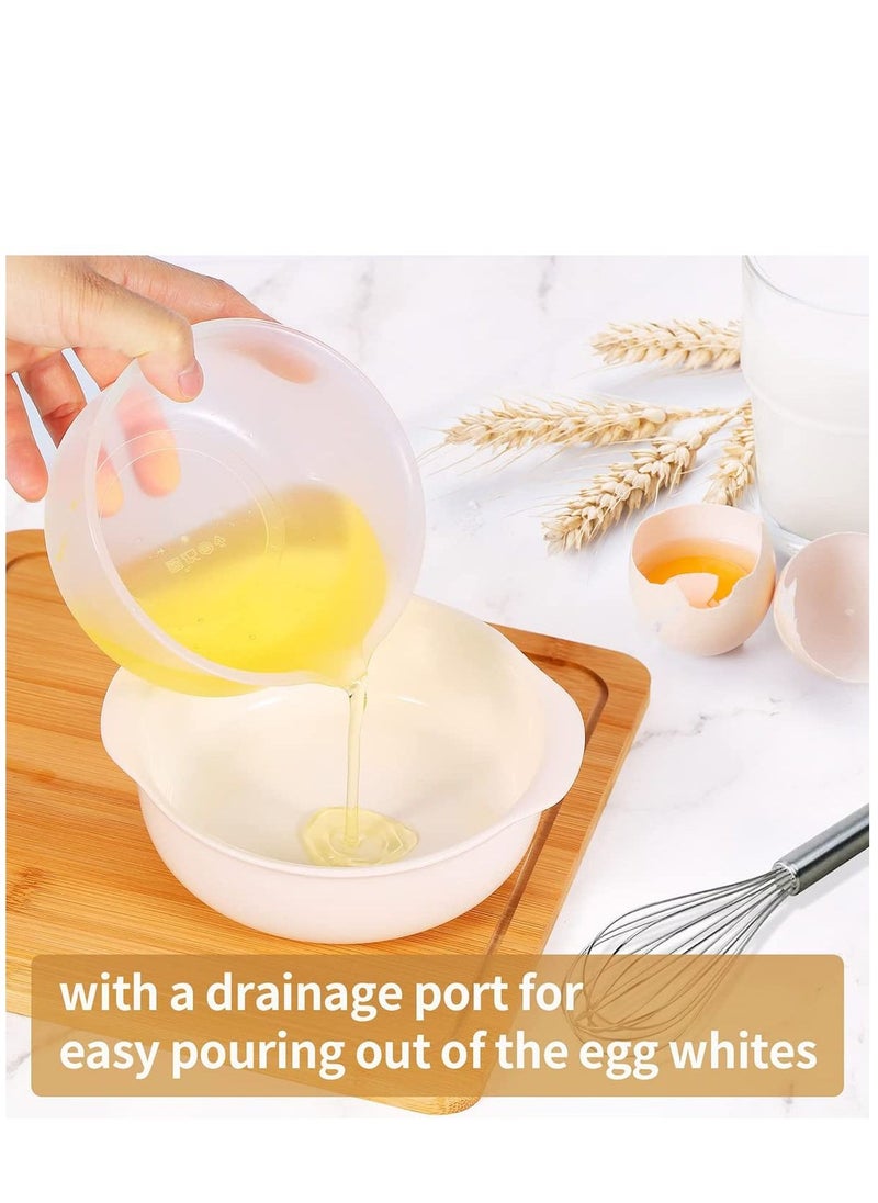 KASTWAVE Egg White Separator Eggs Yolk Separators Multi-Eggs White Yolk Filter 5-6 Eggs DividerSaves Time Chicken Baking Tools Orange  - Image 4