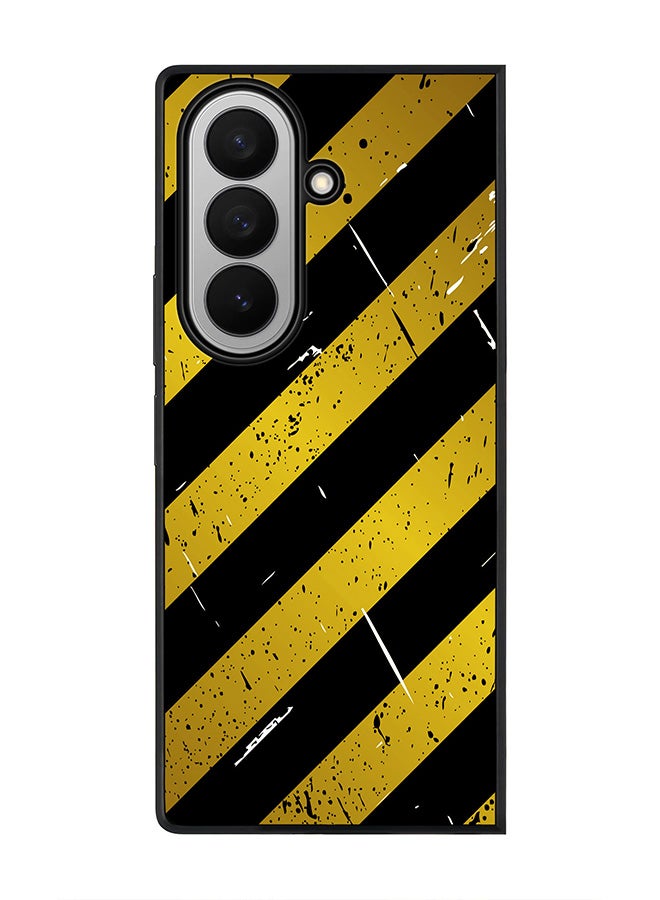 Stylizedd For Samsung Galaxy Z Fold7 Case,Slim fit Camera Protection, Shockproof Thin Phone cover  - Under Construction