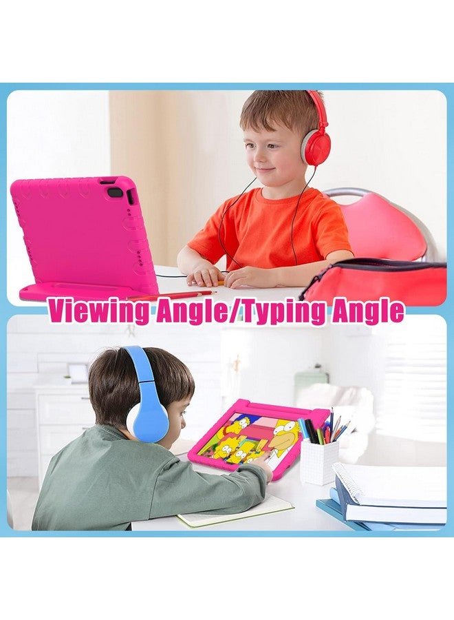 AVAWO AVAWO Kids Case for New iPad (A16) 11th Generation 11 Inch 2025, iPad 10th Generation 10.9" 2022 with Built-in Screen Protector Durable Shockproof Lightweight Handle Cover for i Pad 10/11 Gen, Rose  - Image 3
