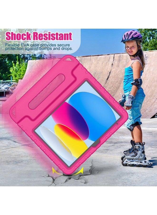 AVAWO AVAWO Kids Case for New iPad (A16) 11th Generation 11 Inch 2025, iPad 10th Generation 10.9" 2022 with Built-in Screen Protector Durable Shockproof Lightweight Handle Cover for i Pad 10/11 Gen, Rose  - Image 5