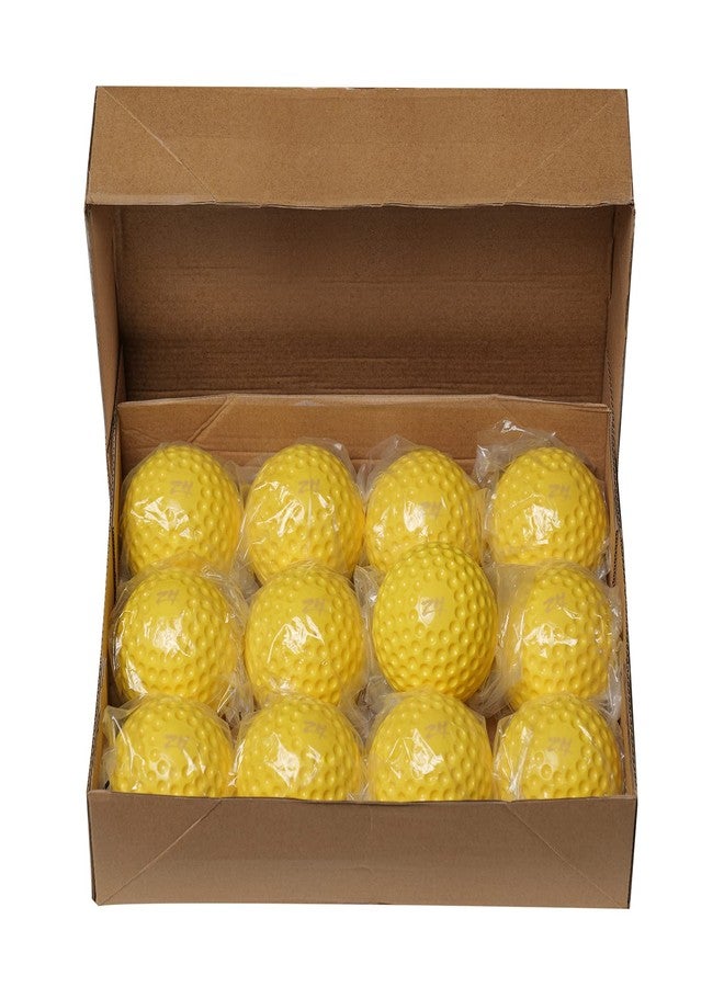 Furlihong 9-Inch Sting-Free Dimpled Training Baseballs for 898BH, 636BH, 737BH, 767BH, 698TPCBH Machines, 5.11 oz/pcs, 2.9 Inches Diameter, by The Dozen, Yellow - Image 4