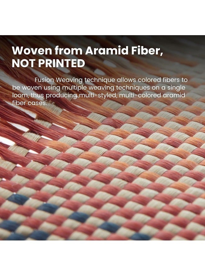 yalilai Case for Samsung Galaxy S25 Ultra with MagSafe, Slim Style & Light Minimalist Protective Cover, 600D Aramid Fiber Made, Sunset - Image 4