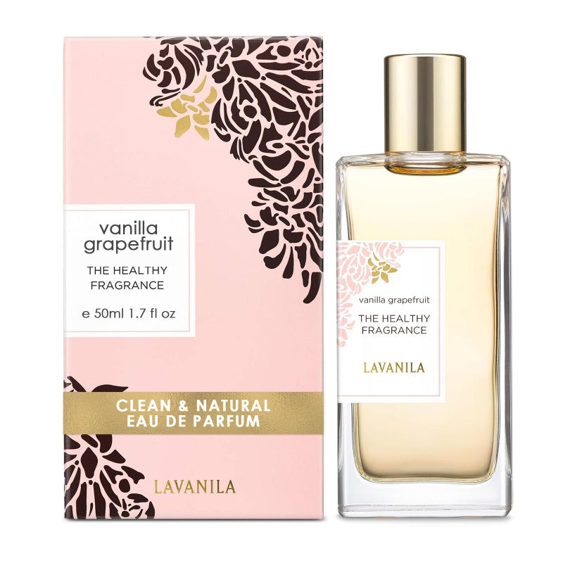 Lavanila Vanilla Grapefruit Perfume for Women 17 Fl Oz Citrus Warm Cedarwood Soft Vanilla Fragrance Clean and Natural Eau de Parfum Made In USA