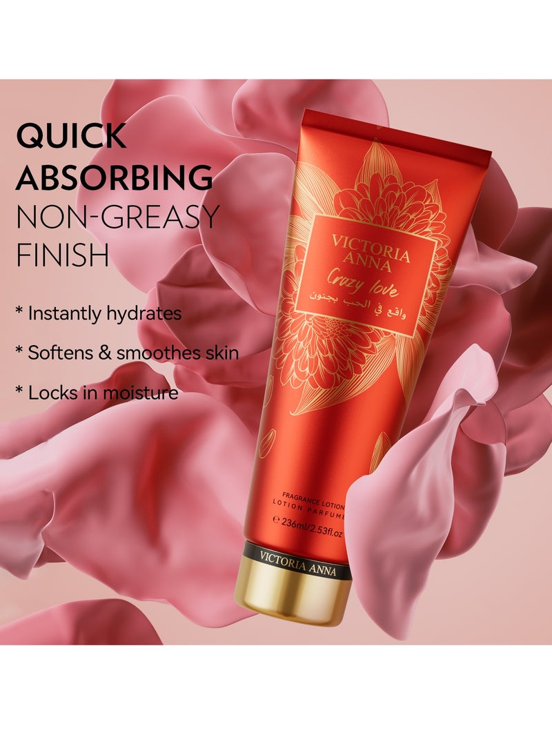 VICTORIA ANNA 250ml Fragrance Gift Sets body spray with fragrance lotion - Image 3