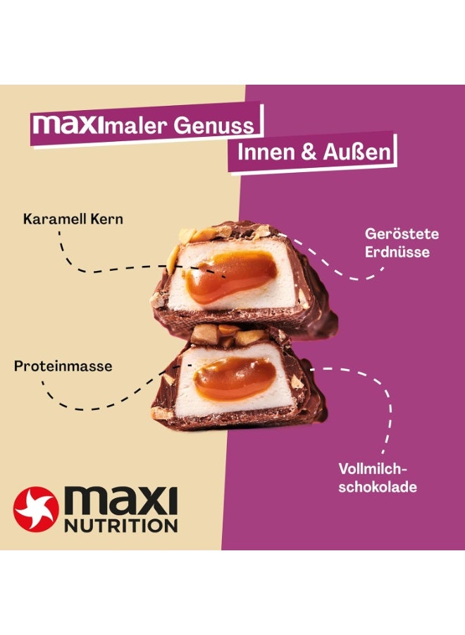 Maxi Nutrition Peanut Caramel Creamy Core Protein Bar | With15G Of Protein | Fat-Free | Low In Sugar - Pack Of 12pcs x 45g Each - Image 4