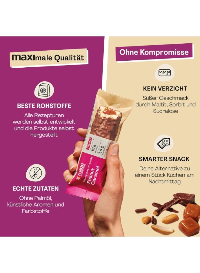 Maxi Nutrition Peanut Caramel Creamy Core Protein Bar | With15G Of Protein | Fat-Free | Low In Sugar - Pack Of 12pcs x 45g Each - Image 5
