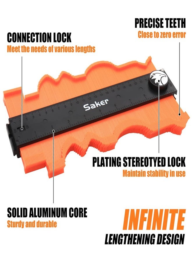 Saker Connection Contour Gauge-Contour Gauge with Lock 10 inch- Must Have Tool for DIY Handyman - Image 5