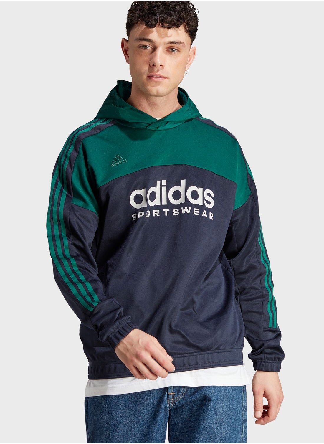adidas green mens hoodie