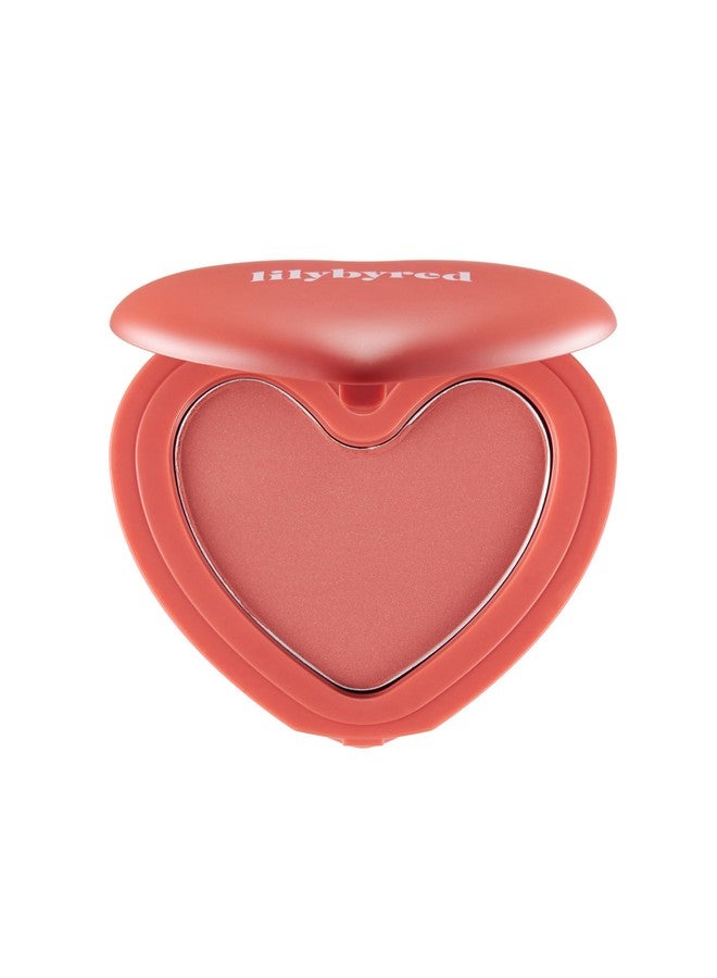 ليليبيرد Luv Beam Cheek(Ad) (05_French Marsala) بودرة أحمر الخدود على شكل قلب مع لمعان طبيعي وتألق طويل الأمد للجمال الكوري - Image 2