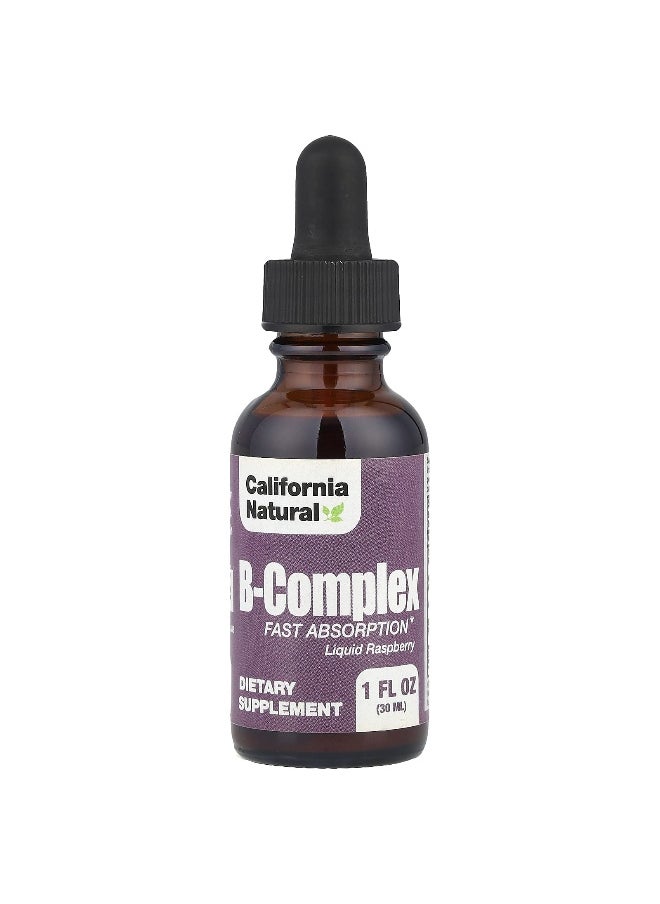 California Natural California Natural, B-Complex, Raspberry, 1 oz (30 ml)  - Image 1
