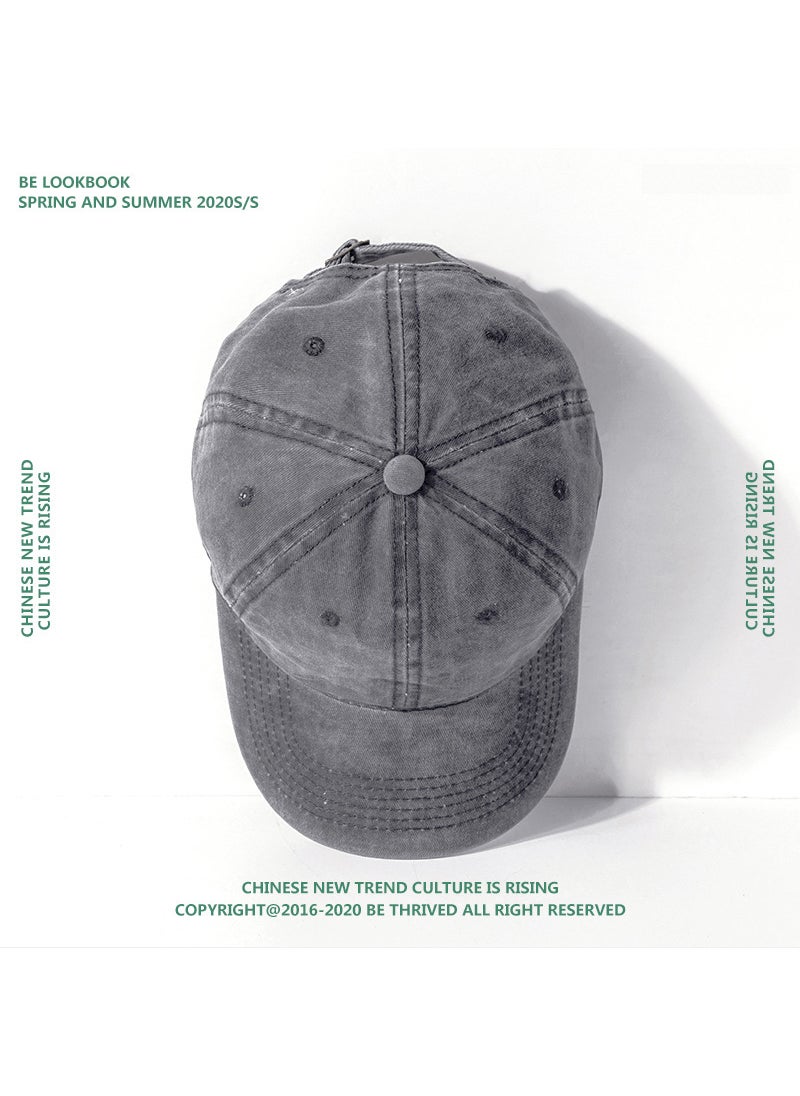 Generic BE Trendy Washed Baseball Cap Retro Red  - Image 2
