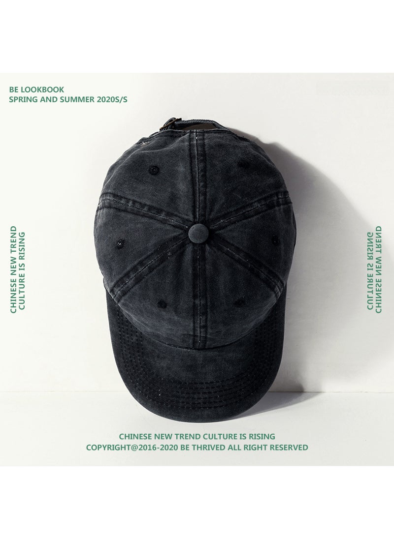 Generic BE Trendy Washed Baseball Cap Retro Red  - Image 3