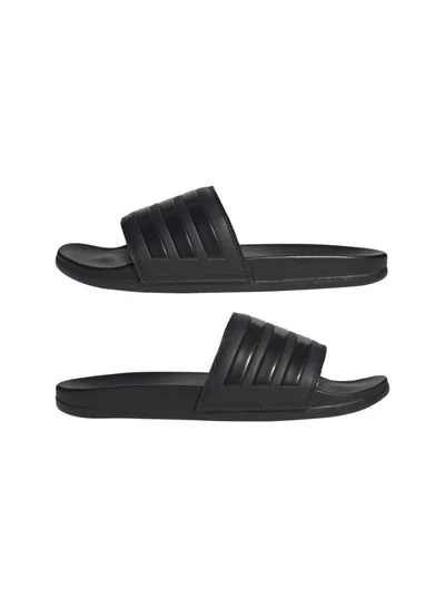 adidas أديداس أديليت كومفورت يو أسود صنادل/شباشب رياضية للجنسين