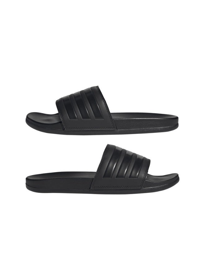 Adidas Adidas Adilette Comfort U Black Sportswear Sandals/Slippers For Unisex - Image 1