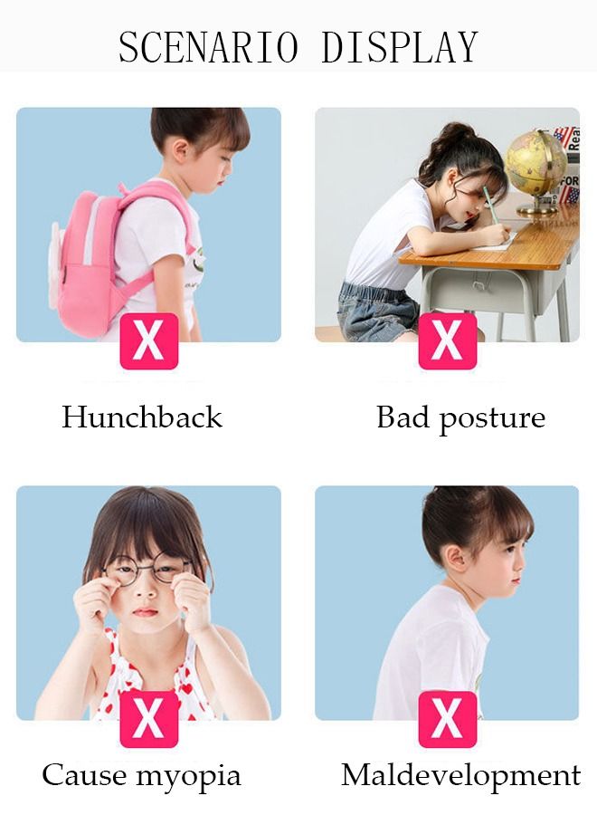 DUNISO Kid's Back Brace Posture Corrector for Girl Boy Children Hunchback Correction Belt Back Spine Support Belt Correcting Hunchback - Image 5